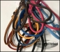 Preview: Zughalsband Leder 10mm/49-65cm hellbraun